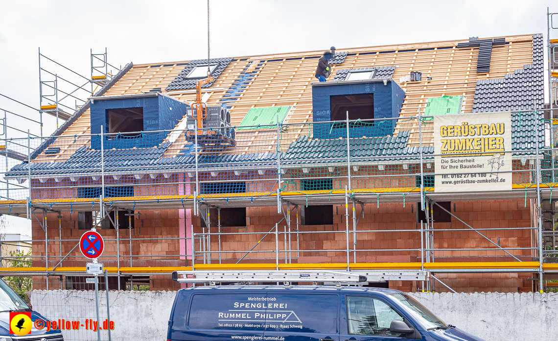 26.04.2023 - Burgfotos von der Baustell Niederalmstraße 16 in Neuperlach